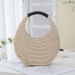 Hand-Woven Straw Bag — Stylish, Artistic, and Minimalist Handbag | Casual Travel, Beach & Vacation Tote for Women